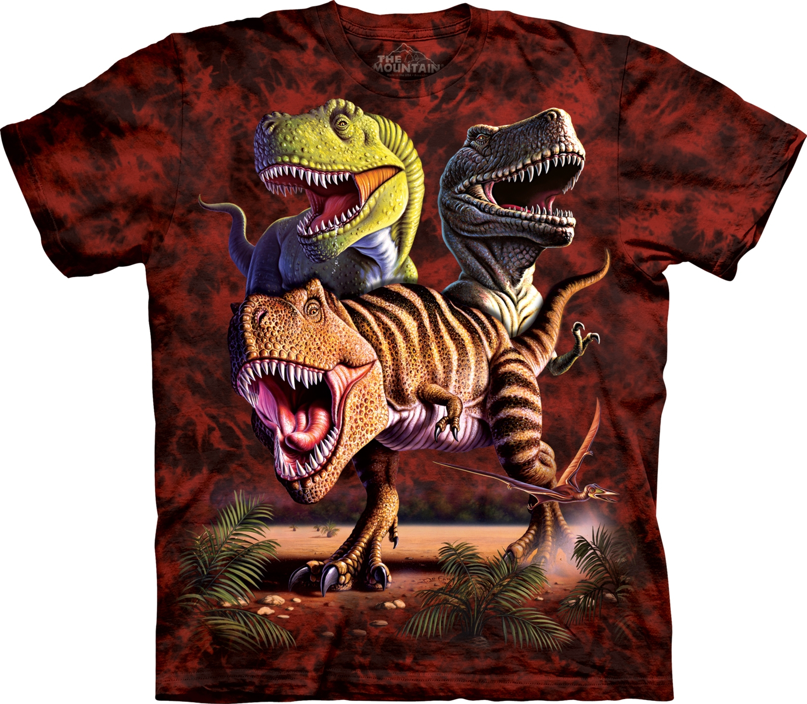 Kinder T-Shirt Tyrannosaurus Rex | Dedoles innen T Rex Bild Kinder
