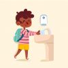 Kinder Waschen Sich In Der Schule Die Hände | Kostenlose über Hände Waschen Kinder Bilder