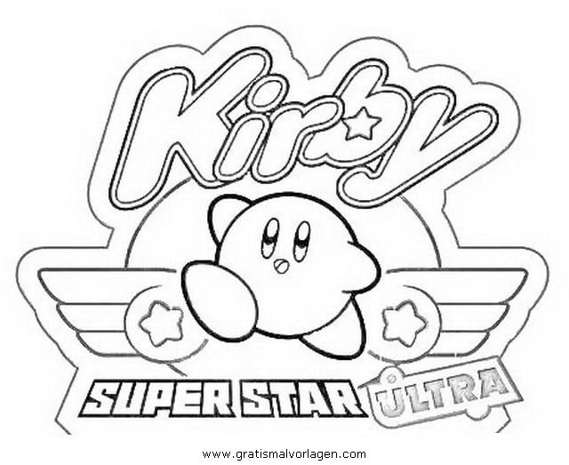 Kirby 1 Gratis Malvorlage In Beliebt03, Diverse bei Coloriage Dessin Kirby
