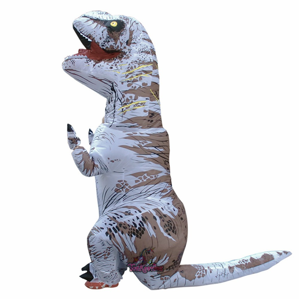 Kostüm Aufblasbarer T-Rex Für Erwachsene Und Kinder Grau über T Rex Bild Kinder