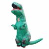Kostüm Aufblasbarer T-Rex Für Erwachsene Und Kinder Grün ganzes T Rex Bild Kinder