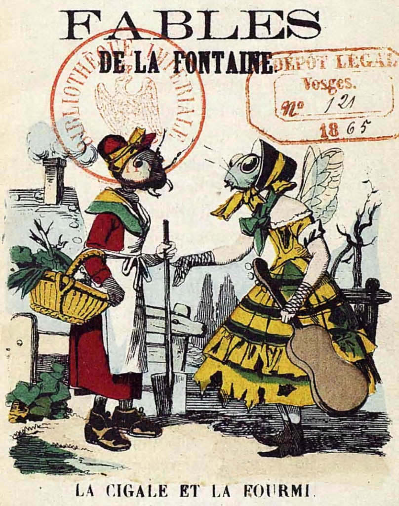 L Illustration De La Cigale Et La Fourmi (7) mit Coloriage Dessin La Cigale Et La Fourmi