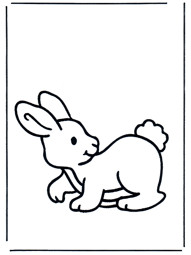 Lapin 2 - Coloriages Rongeurs mit Coloriage Dessin Lapin
