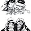 Law Et Luffy Amis Inséparables | Dessin One Piece, One in Coloriage Dessin Luffy