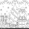 Livre Coloriage Père Noël Avec Sapin Noël Cadeaux Pour ganzes Coloriage Dessin Pere Noel