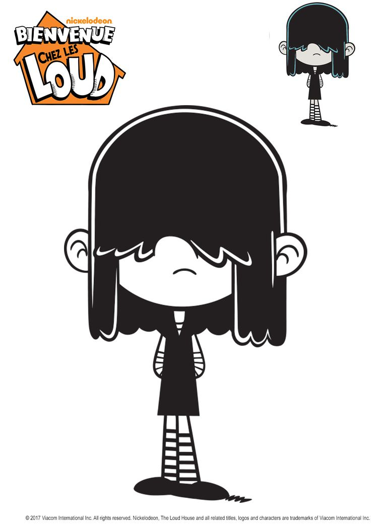 Lucy | Mini Drawings, Loud House Characters, Cute Easy innen Coloriage Des Louds