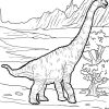 Malvorlage Brachiosaurus | Dinosaurier | Malvorlage innen Dinosaurier Bilder Kinder