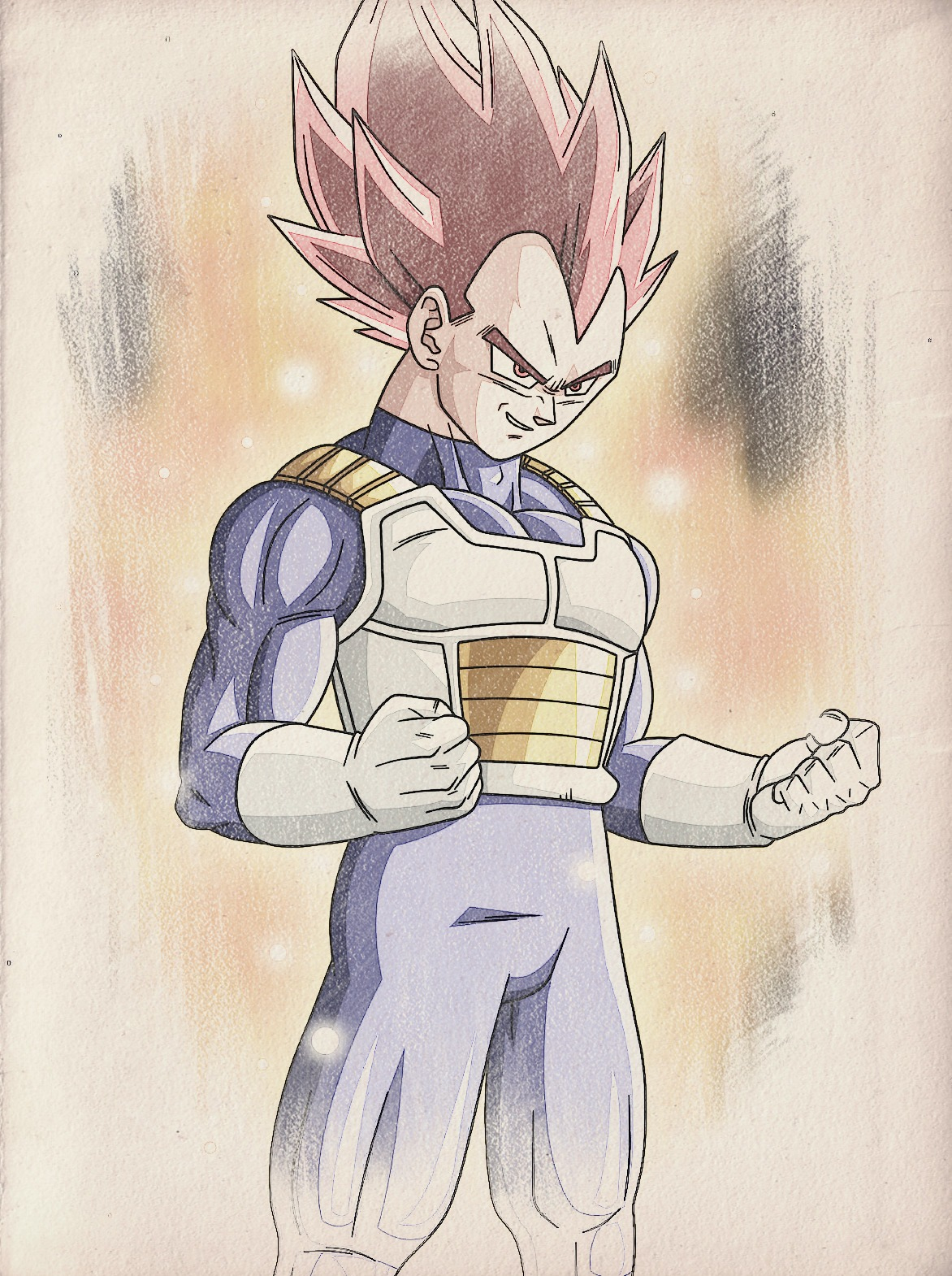 Mes Dessins Sur Dragon Ball ! Sur Le Forum Dragon Ball Z bestimmt für Coloriage Dessin Vegeta