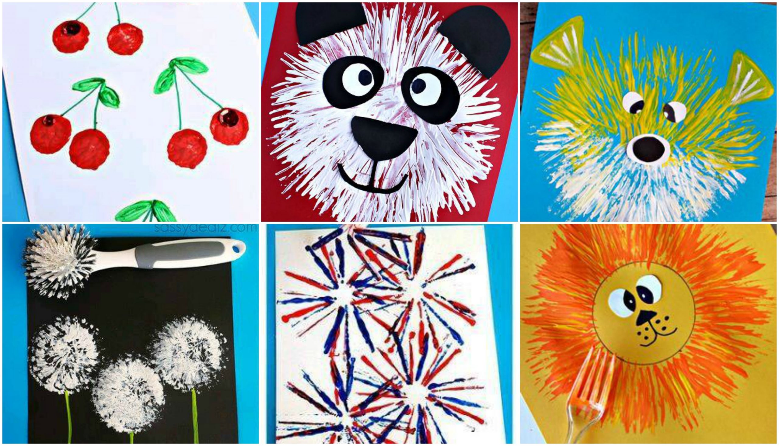 Mit Kleinkindern Malen - Tolle Ideen Mit Gabel Und Korken über Kinder Fingerfarben Bilder Ideen