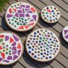 Mosaik Dekoplatten (12) | Kinder Basteln Garten, Mosaik bestimmt für Kinder Bilder Deko