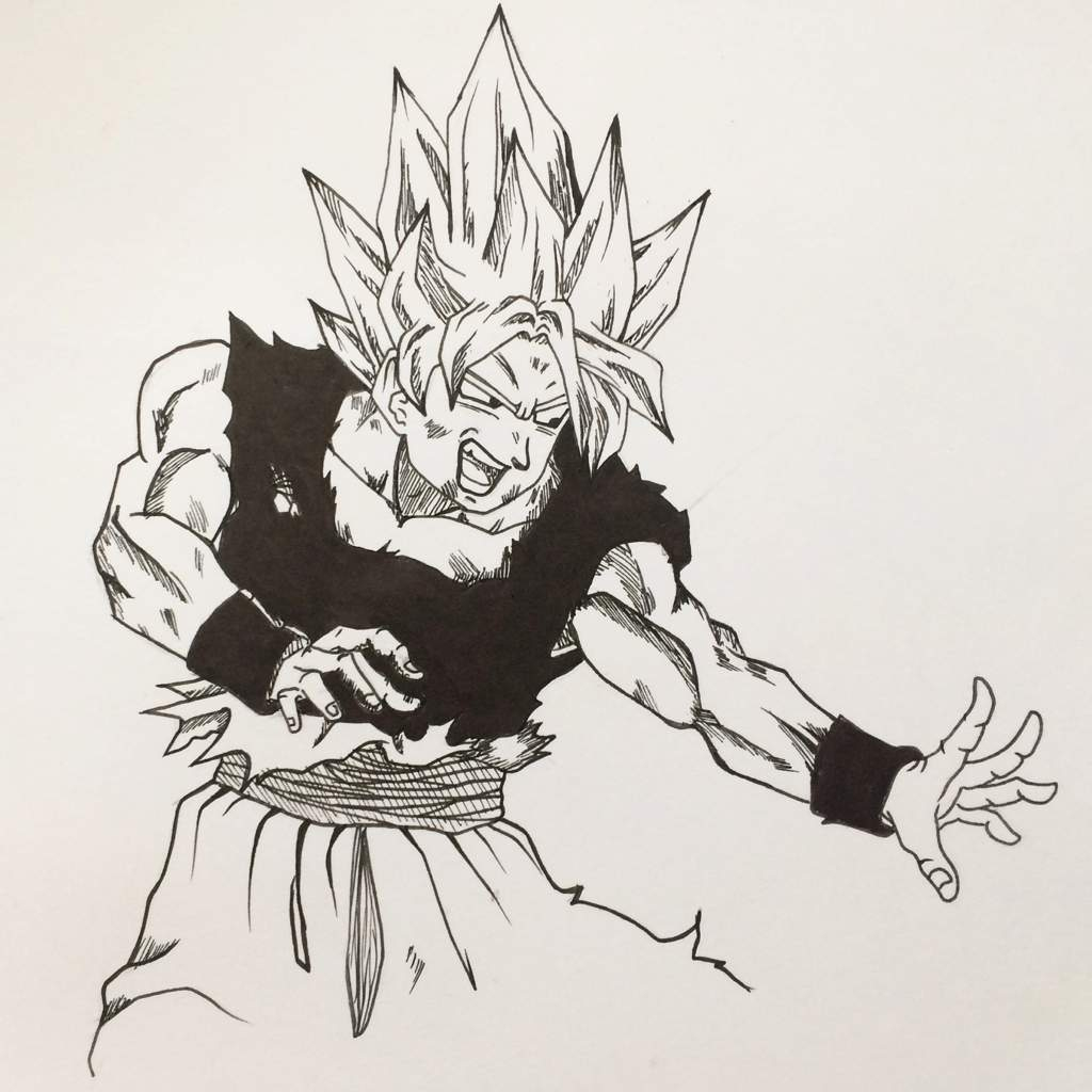 New Dessin ! Goku Ultra Instinct + Tuto | Anime Et Manga Amino bei Coloriage Dragon Dessin Goku Ultra Instinct