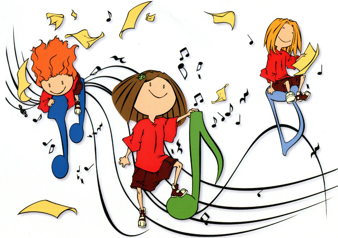 Noch Wenige Freie Plätze Im Musikalischen Eltern-Kind-Kurs mit Spielende Kinder Bilder Comic