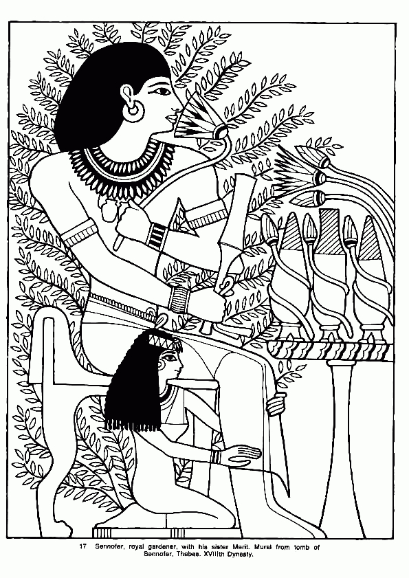 , Page 38 Sur 50 Sur Hugolescargot | Egyptian Painting über Coloriage Dessin Egyptien