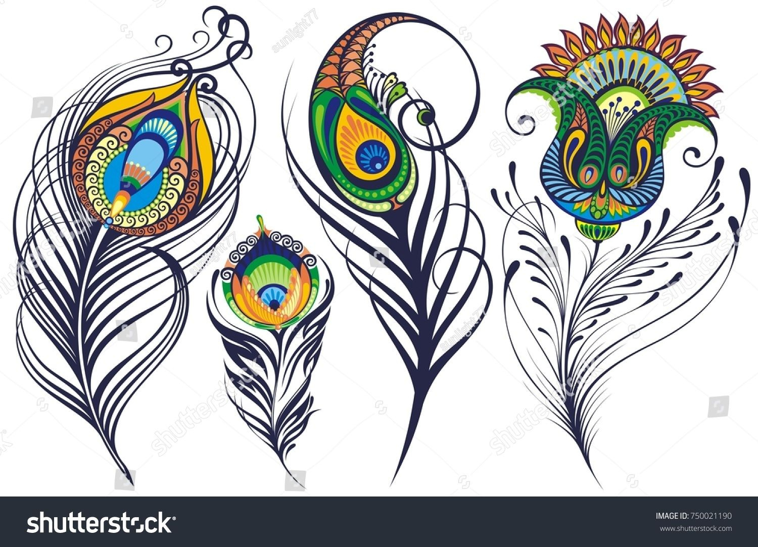 Peacock Feathers | Peinture De Plume, Art De Plume, Paon über Coloriage Dessin Plume