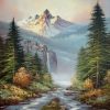 Peintures Image Paysage Landschaftsbilder Montagnes über Bilder Mit R