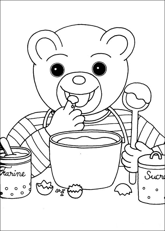 Petit Ours Brun A Colorier - Pewter bei Dessin Coloriage Ours