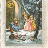 Pin Auf Weihnachtskarten über Nostalgie Bilder Kinder