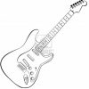 Pin By Jf On Coloriage | Guitar Drawing, Guitar Sketch für Coloriage Dessin Guitare