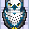 Pixel Art Oiseau bestimmt für Coloriage Dessin Pixel