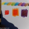 Premiers Tests Des Crayons Aquarelle Au Soleil ! - Blog Le in Coloriage Dégradé Crayons De Couleur