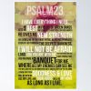 &quot;Psalm 23 - The Lord'S Prayer&quot; Poster By Tangldltd | Redbubble über Psalm 23 Bilder Kinder