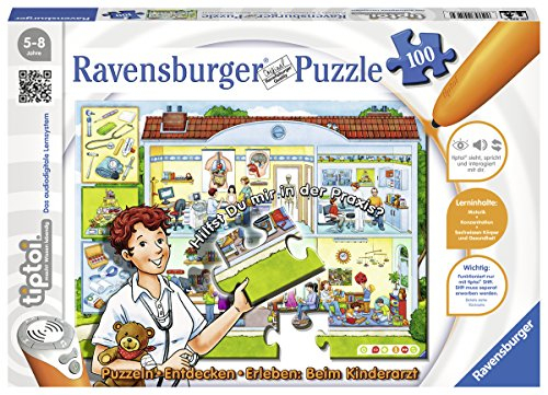 Ravensburger Tiptoi Puzzle &quot;Beim Kinderarzt&quot; - 0523 über Bilderrätsel Kinder 5 Jahre