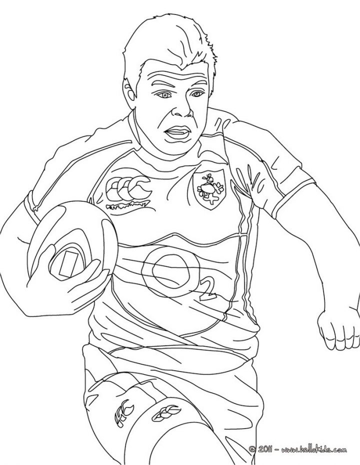 Rugby Coloring Pages - Coloring Home über Coloriage Dessin Rugby