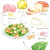 Salad Illustrations On Behance | Еда, Еда В Живописи bestimmt für Coloriage Dessin Salade