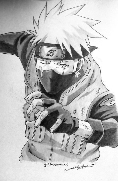 So Much Kakashi : Photo | Naruto Sketch, Kakashi ganzes Coloriage Dessin Kakashi