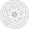 Star Mandala - Mandalas Adult Coloring Pages bestimmt für Coloriage Dessin Mandala