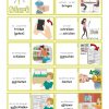 Tätigkeiten Im Haushalt &amp; Alltag 3 _ Domino Arbeitsblatt ganzes Haushaltsplan Kinder Bilder