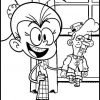 The Loud House Coloring Pages Luan - Thekidsworksheet ganzes Coloriage Des Louds