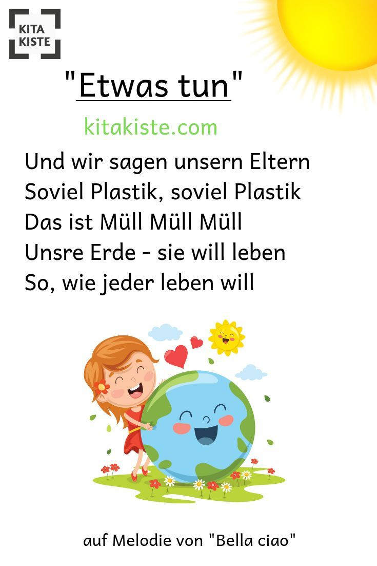 Umwelt-Lied Für #Kindergarten Und #Grundschule Nach Einer bei Umweltschutz Bilder Kinder