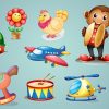 Viele Spielzeuge Und Spielsachen Lernvideo Für Kinder Und ganzes Waldregeln Für Kinder Bilder