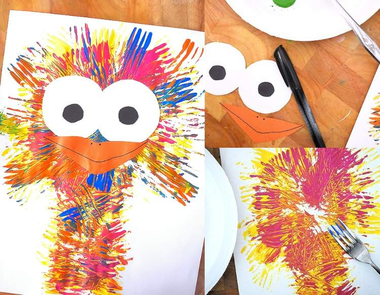 Vögel Basteln Mit Kleinkindern: Diy-Ideen Für 3 Und 4-Jährige über 3 D Bilder Kinder