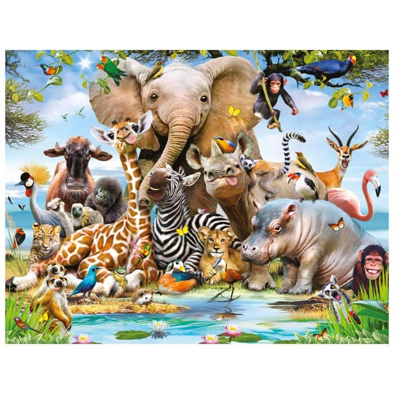 Walltastic Fototapete Dschungel Safari 45255 | Wall-Art.de für Dschungel Bilder Kinder
