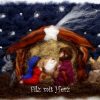 Weihnachten - Wollbilder Weihnachten - &quot;Filzmitherz in Wollbilder Kinder