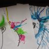 Wow - Wir Machen Kunst :-): Wir Haben &quot;Wasserfarben Gepustet&quot; verwandt mit Wasserfarben Bilder Kinder