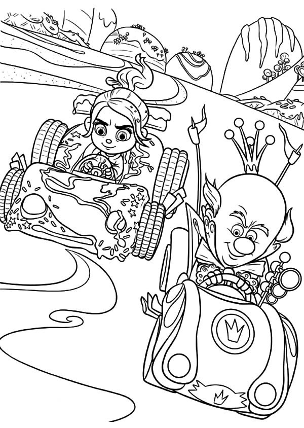 Wreck-It Ralph Coloring Pages - Best Coloring Pages For Kids bestimmt für Dessin 0 Imprimer