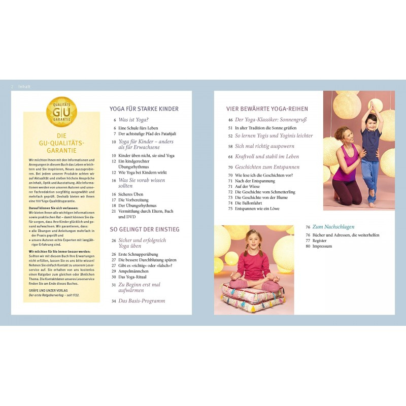 Yoga Für Kinder (Taschenbuch Mit Dvd) - Bausinger in Yoga Kinder Bilder Ausdrucken