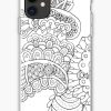 &quot;Zentangle Mandala Inspired Doodle&quot; Iphone Case &amp; Cover By bei Coloriage Dessin Téléphone