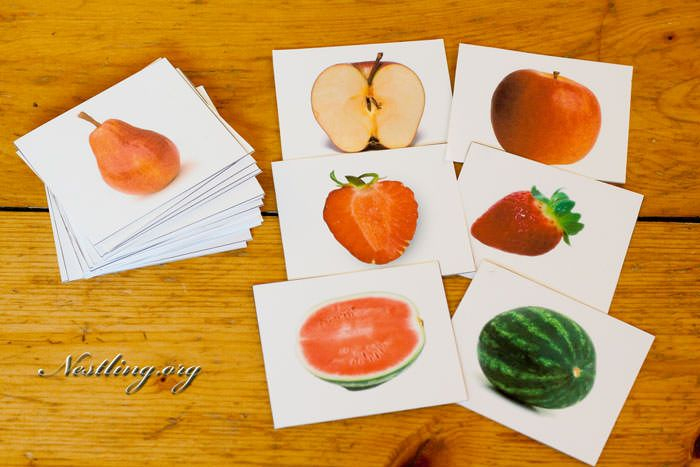 Zuordnung Halbe Und Ganze Früchte | Obst, Spiele Für bei Obst Bilder Kinder