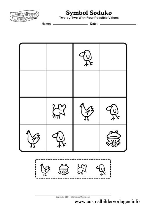 24 Besten Sudoku Bilder Auf Pinterest | 4X4, Ausmalen Und Drucken in Sudoku Kinder 4X4 Bilder