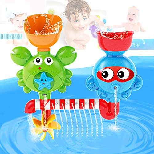Addmos Badewannenspielzeug，Blase Badespielzeug Seifenblasenmaschine verwandt mit Kinder Bilder Ab 18