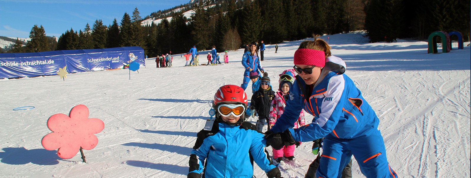 Alpin Skikurse Der Skischule Ostrachtal in Ängstliche Kinder Bilder
