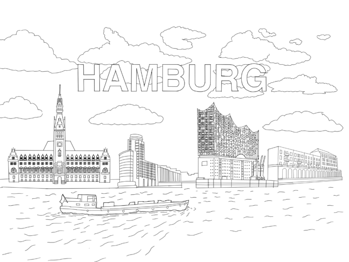 Ausmalbild Für Kinder: Hamburg › Jugendleiter-Blog mit Kinder Bilder Ausserhalb Der Stadt