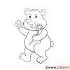 Bär, Bären Malvorlagen Zum Ausmalen Für Kinder über Kinder Bilder Zufolge Zum Ausmalen