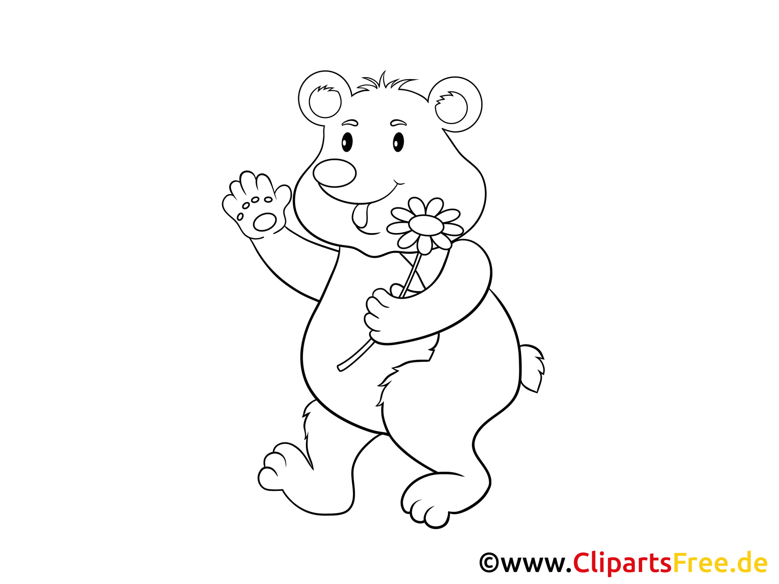 Bär, Bären Malvorlagen Zum Ausmalen Für Kinder über Kinder Bilder Zufolge Zum Ausmalen