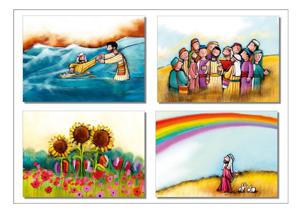 Bibel-Postkarten - Mit Bildern Von Mathias Weber | Bibel, Kinder/Kigo innen Kinder Bilder Verschicken