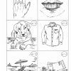 Blatt 2 „T&quot;: Salat, Hut, Paket, Welt, Brot, Zelt über 4 Bilder 1 Wort Kinder Hund Katze